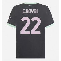 Maglia Calcio AC Milan Emerson Royal #22 Terza Divisa 2024-25 Manica Corta